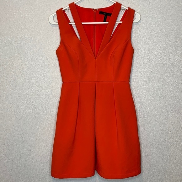 BCBG Red Strappy Pocket Dress - Clayre - Picture 1 of 8